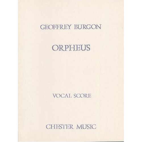 Burgon Orpheus Vocal Score