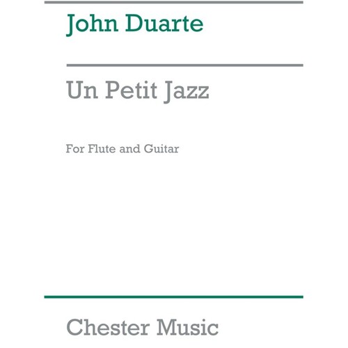 Duarte Un Petit Jazz Flute And Guitar(Arc) (Softcover Book)