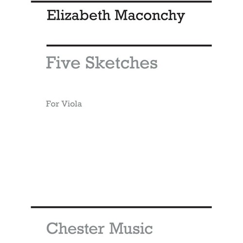 Maconchy 5 Sketches For Viola(Arc) (Softcover Book)