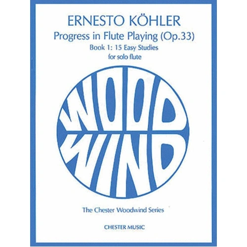 Koehler Progress in Flute Studies Op. 33 Book 1 Edited by Edward Blakeman