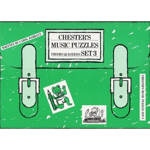 Chesters Music Puzzles Set 3 (Softcover Book)