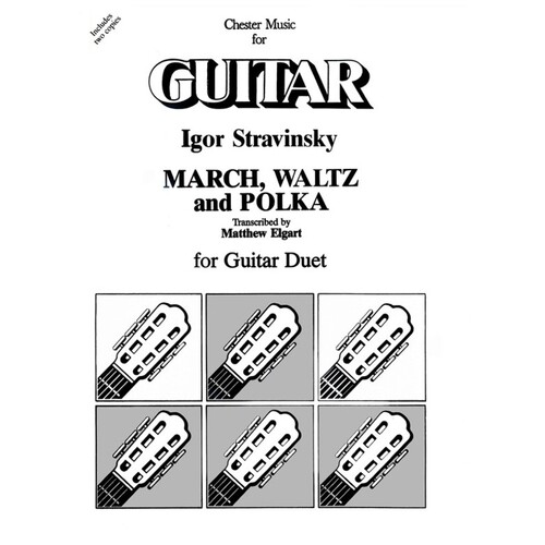Stravinsky Mar.Waltz And Polka Guitar Duet (Softcover Book)