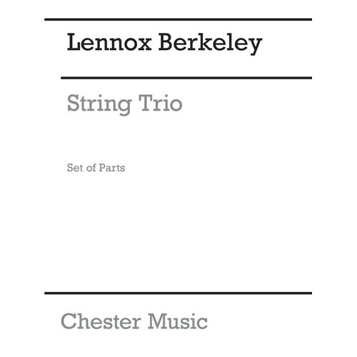 Berkeley String Trio Parts(Arc) (Set Of Parts) Book