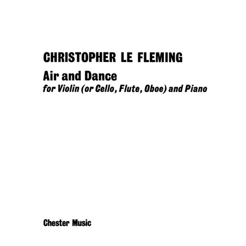 Le Fleming Air And Dance Violin/Ob/Flute/Pfa (Softcover Book)