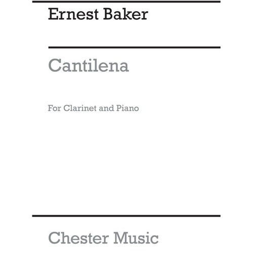 Baker Cantilena Clarinet And Piano(Arc) (Softcover Book)