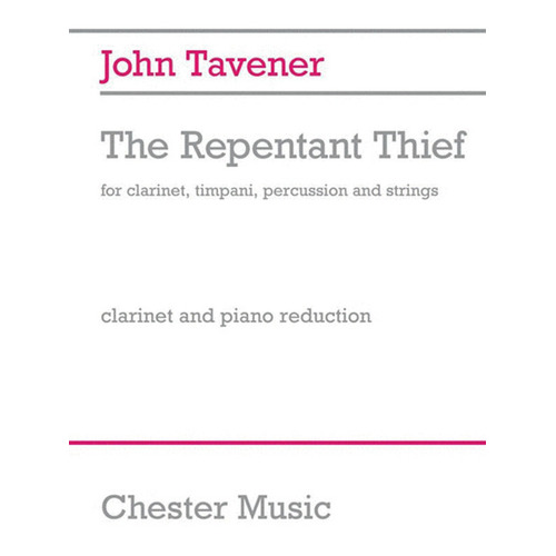 The Repentant Thief Clar Timp Percussion Strg (Softcover Book)