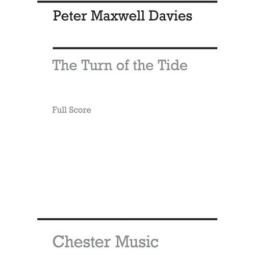 Maxwell Davies Turn Of Tide F/Score