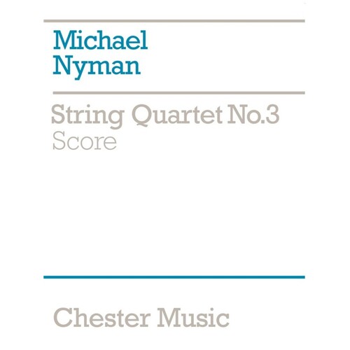 Nyman String Quartet No.3 Score Book