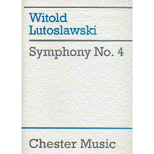 Lutoslawski Symphony No.4 Score