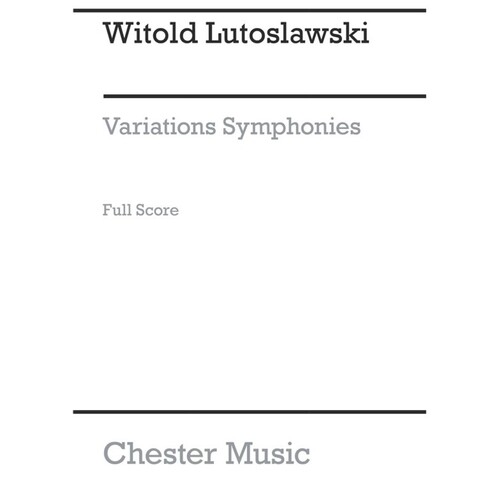 Lutoslawski Symphonic Variations Score