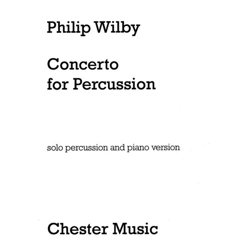 Wilby Concerto For Percussion And Piano (Softcover Book)