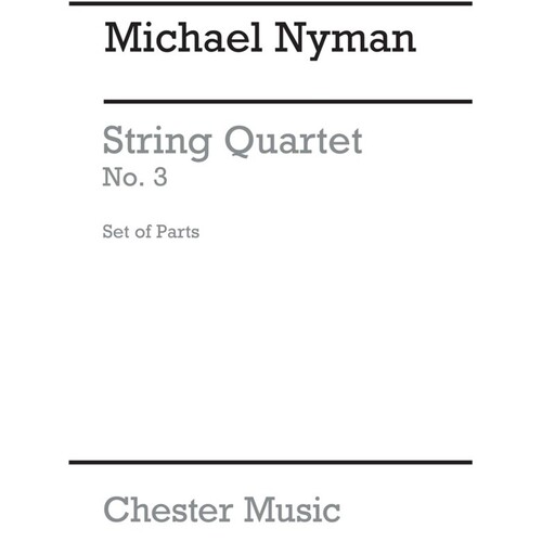 Nyman String Quartet No.3 Parts(Arc) (Set Of Parts) Book