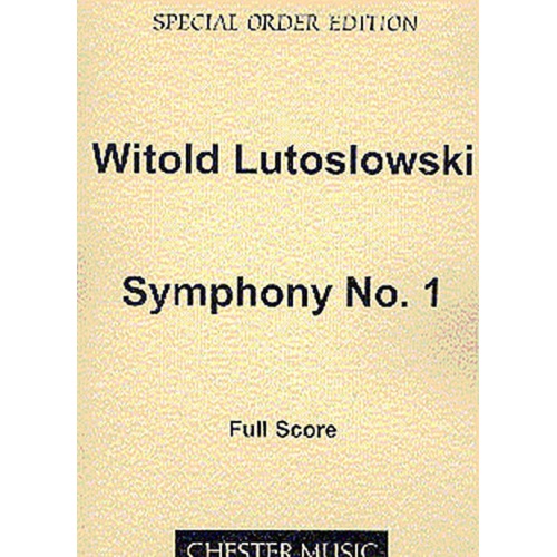 Symphony No 1 Lutoslawski Full Score