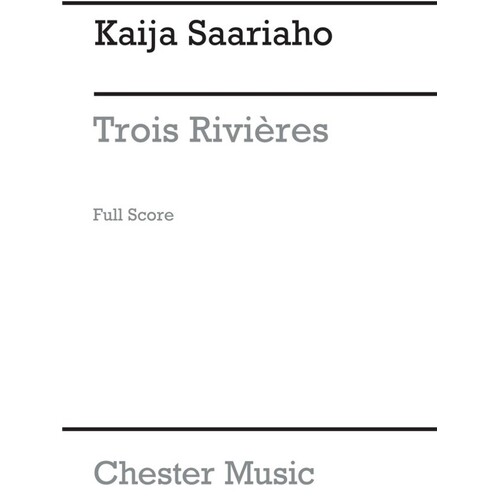 Saariaho Trios Rivieres(4 Percussionists (Softcover Book)