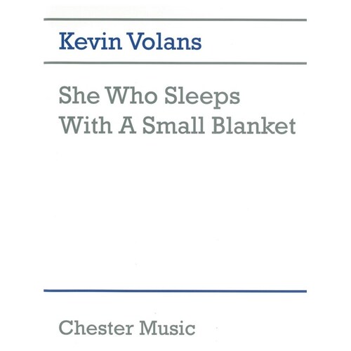 Vonline Audions She Who Sleeps Percussion Solo (Softcover Book)