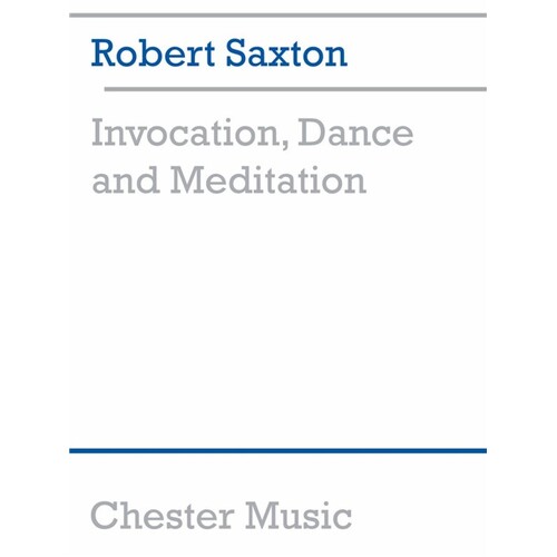Saxton Invoc./Dance/Medit. Vla/Piano (Softcover Book)