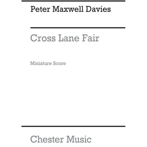 Maxwell Davies Cross Lane Fair P/Score