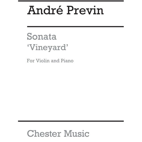 Previn Sonata Vineyard Violin/Piano(Arc) (Softcover Book)