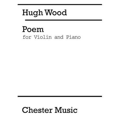 Wood Poem Violin And Piano (Softcover Book)