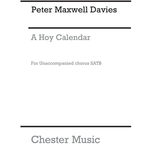 Maxwell Davies Hoy Calendar SATB(Arc)