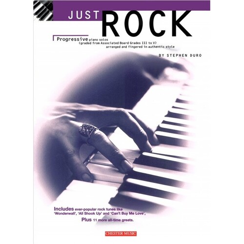 Just Rock Piano Solos (Softcover Book)