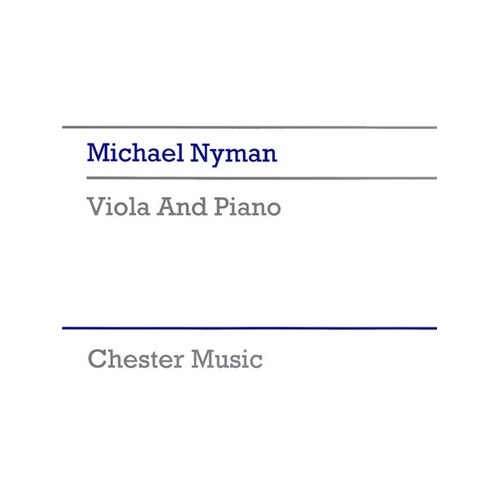 Nyman Viola And Piano (Softcover Book)