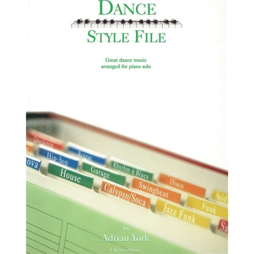 Dance Style File For Solo Piano (Softcover Book)