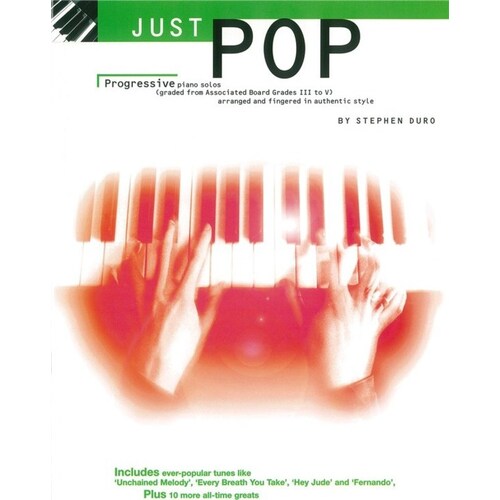Just Pop Piano Solos Book