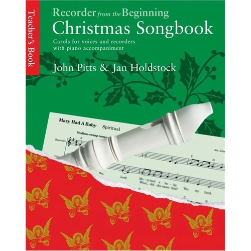 Recorder from the Beginning Christmas Songbook Teachers Book by John Pitts