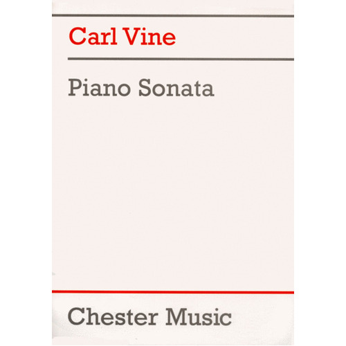 Vine Piano Sonata No.1(1991)New Ed. (Softcover Book)