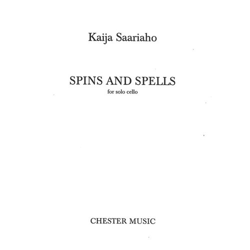 Saariaho Spins And Spells Cello (Softcover Book)