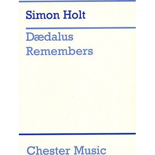 Holt Daedalus Remembers Mini Score