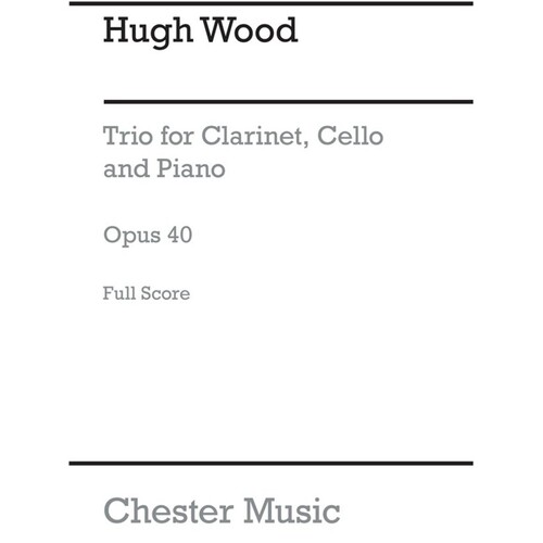Wood Trio Op 40 Clarinet/Cello/Piano(Score)(Arch (Music Score) Book