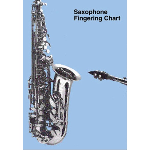 Saxophone Fingering Chart (Softcover Book)