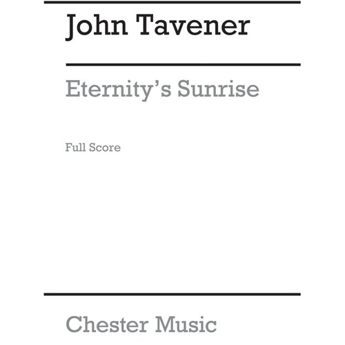 Tavener Eternitys Sunrise Score(Arc)