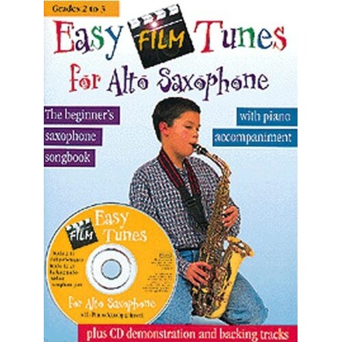 Easy Film Tunes For Alto Sax/Piano Book/CD Book