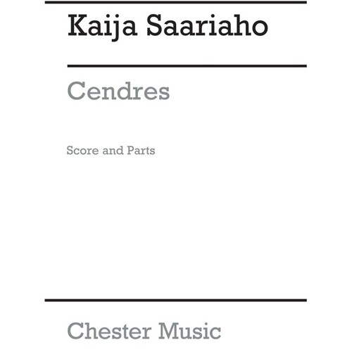 Cendres For Alto Flute Cello And Piano (Softcover Book)