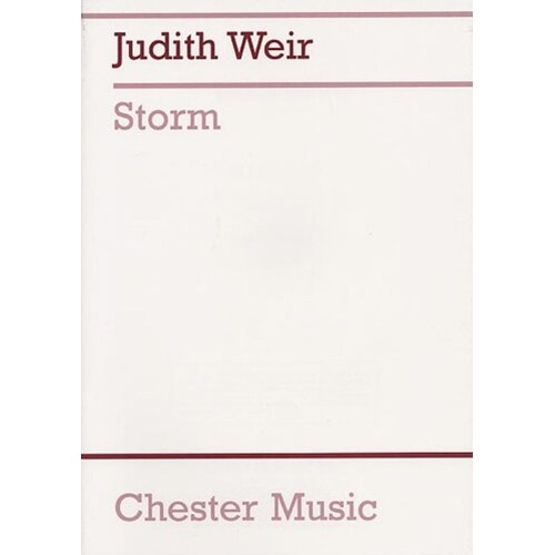Weir J. Storm Chorus/Ens Score