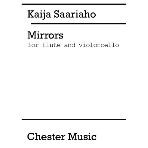 Saariaho - Mirrors For Flute And Cello (Pod) (Softcover Book)
