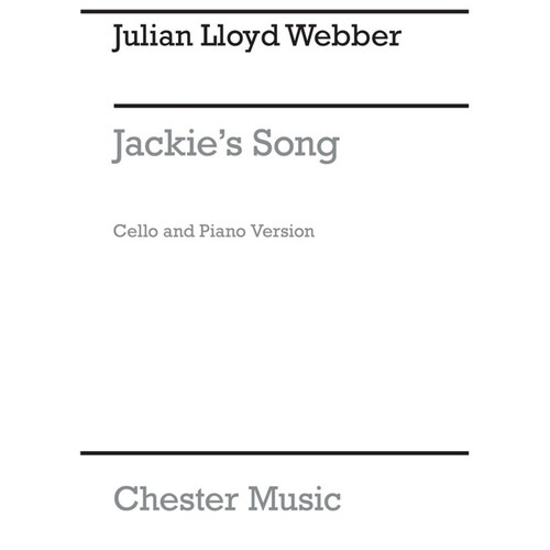 Webber J.L. Jackies Song Cello And Piano (Softcover Book)