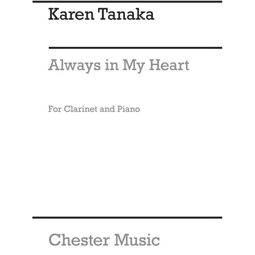 Tanaka Always In My Heart Clar/Piano(Arc) (Softcover Book)