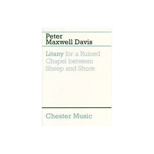 Maxwell Davies Litany Trumpet (Softcover Book)
