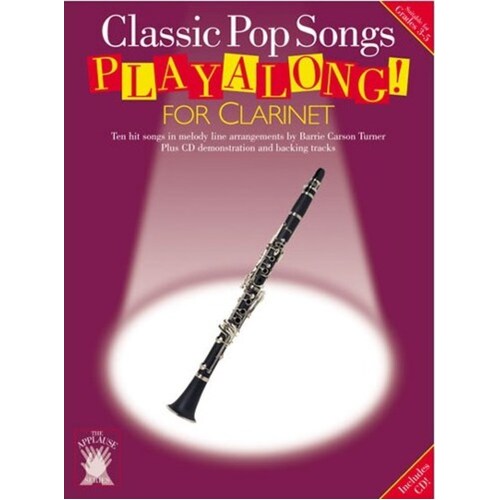 Applause Playalong Classic Pop Clar.Book/CD