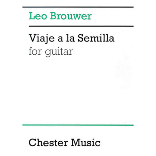Brouwer L. Viaje A La Semilla Guitar (Softcover Book)