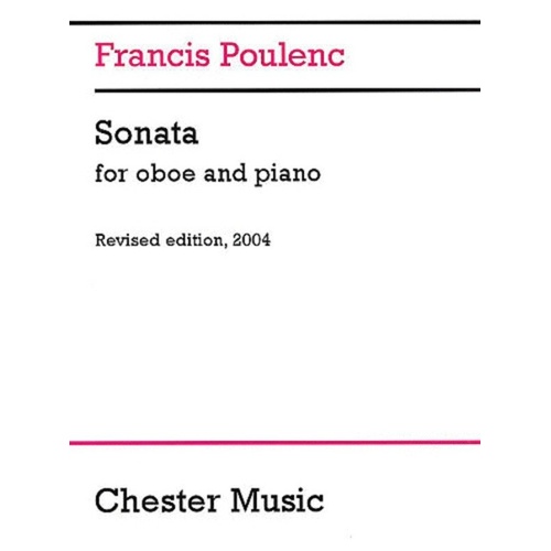 Poulenc - Sonata for Oboe and Piano Revised Edition 2004