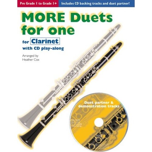 More Duets For One Clar Book/CD