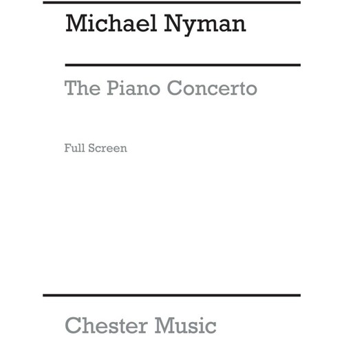 Nyman Piano Concerto Full Score Book