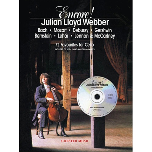 Encore J.L.Webber 12 Fav Cello Book/CD (Softcover Book)