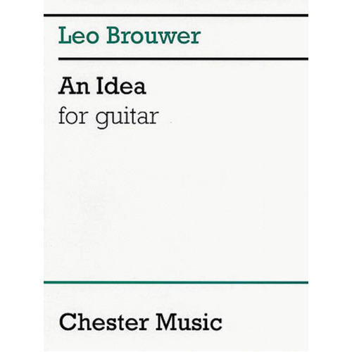Brouwer An Idea Guitar Solo (Softcover Book)