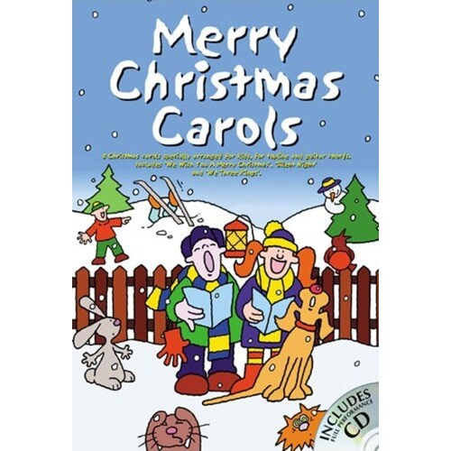 Merry Christmas 8 Carols Vocal/Ch Softcover Book/CD